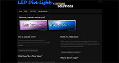 Desktop Screenshot of leddivelights.com